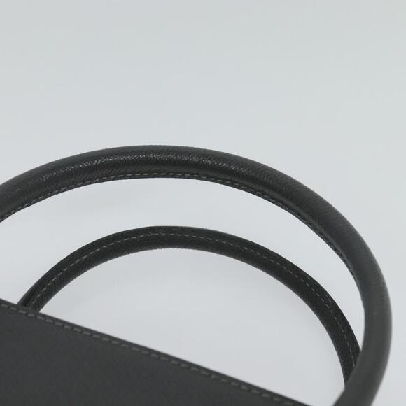 CELINE Hand Bag Leather Gray Gold - Picture 8 of 12